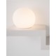 White Aluminium & Opal Glass Switch On/Off LED Samsung 6 Watt 230 Volt 360Lm 3000K IP20 L: 32.2 W: 12 H: 17.8 cm Wireless Fast C