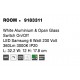 White Aluminium & Opal Glass Switch On/Off LED Samsung 6 Watt 230 Volt 360Lm 3000K IP20 L: 32.2 W: 12 H: 17.8 cm Wireless Fast C