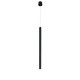 Sandy Black Aluminium LED 3 Watt 230 Volt 180Lm 3000K IP20 D: 2.5 H1: 60 H2: 150 cm Adjustable Height 