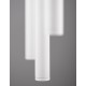 Sandy White Aluminium LED 7x3 Watt 230 Volt 1260Lm 3000K IP20 D: 40 H: 150 cm Adjustable Height 