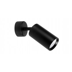 Sandy Black Aluminium LED GU10 1x10 Watt IP20 220-240 Volt Bulb Excluded D: 5.6 H: 15 cm 
