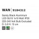 Sandy Black Aluminium LED GU10 1x10 Watt IP20 220-240 Volt Bulb Excluded D: 5.6 H: 15 cm 