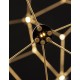 Gold Copper LED 22 Watt 230 Volt 2651Lm 3000K IP20 Led Chip: 60 Pcs D: 60 H: 310 cm Adjustable Height 