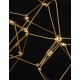 Gold Copper LED 34 Watt 230 Volt 2711Lm 3000K IP20 Led Chip: 84 Pcs L: 108 W: 32 H: 120 cm Adjustable Height 