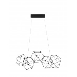 Titanium Black Copper LED 25 Watt 230 Volt 2049Lm 3000K IP20 Led Chip: 60 Pcs L: 84 W: 22 H: 110 cm Adjustable height 