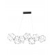 Titanium Black Copper LED 34 Watt 230 Volt 2711Lm 3000K IP20 Led Chip: 84 Pcs L: 108 W: 32 H: 120 cm Adjustable Height 