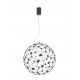Titanium Black Copper LED 21 Watt 230 Volt 2403Lm 3000K IP20 Led Chip: 60 Pcs D: 40 H: 250 cm Adjustable Height 