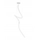 Triac Dimmable Chrome Metal & Opal Glass LED 207 Watt 230 Volt 13065Lm 3000K IP20 D1: 79 D2: 10 H: 400 cm Adjustable Height Incl