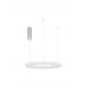 Triac Dimmable Chrome Metal & Opal Glass LED 56 Watt 230 Volt 4732Lm 3000K IP20 D: 62 H: 200 cm Adjustable Height 