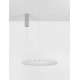 Triac Dimmable Chrome Metal & Opal Glass LED 56 Watt 230 Volt 4732Lm 3000K IP20 D: 62 H: 200 cm Adjustable Height 