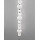 Triac Dimmable Chrome Metal & Opal Glass LED 42 Watt 230 Volt 3958Lm 3000K IP20 Cable Length: 310 cm D: 10 W: 9 H: 105 cm 
