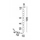 Triac Dimmable Chrome Metal & Opal Glass LED 42 Watt 230 Volt 3958Lm 3000K IP20 Cable Length: 310 cm D: 10 W: 9 H: 105 cm 