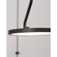 Sandy Black Aluminium & Acrylic LED 30 Watt 230 Volt 1500Lm 3000K IP20 L: 16 W: 16 H: 400 cm 
