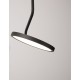 Sandy Black Aluminium & Acrylic LED 30 Watt 230 Volt 1500Lm 3000K IP20 L: 16 W: 16 H: 400 cm 