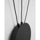 Sandy Black Aluminium & Acrylic LED 10 Watt 230 Volt 500Lm 3000K IP20 L: 16 W: 16 H: 400 cm 