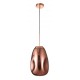 Copper Metal Handmade Copper Glass LED E27 1x12 Watt 230 Volt IP20 Bulb Excluded D: 22 H1: 49.6 H2: 120 cm Adjustable height 