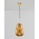 Gold Metal Handmade Gold Glass LED E27 1x12 Watt 230 Volt IP20 Bulb Excluded D: 22 H1: 49.6 H2: 120 cm Adjustable height 