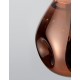 Copper Metal Handmade Copper Glass LED E27 1x12 Watt 230 Volt IP20 Bulb Excluded D: 25 H1: 38.5 H2: 120 cm Adjustable height 