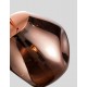 Copper Metal Handmade Copper Glass LED E27 1x12 Watt 230 Volt IP20 Bulb Excluded D: 25 H1: 38.5 H2: 120 cm Adjustable height 