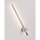 Brushed Coffee Aluminium & Acrylic LED 18 Watt 230 Volt 750Lm 3000K IP20 D: 12 W: 6.7 H: 80 cm Rotating 