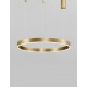 3000K Triac Dimmable Brass Gold Aluminium & Acrylic LED 50 Watt 3684Lm 230 Volt IP20 D: 80 H: 200 cm 