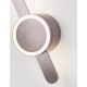 Brushed Coffee Aluminium & Acrylic LED 18 Watt 230 Volt 750Lm 3000K IP20 D: 12 W: 7.7 H: 100 cm Rotating 