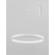 3000K Triac Dimmable Sandy White Aluminium & Acrylic LED 40 Watt 2943Lm 230 Volt IP20 D: 60 H: 200 cm Adjustable Height 