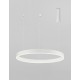 3000K Triac Dimmable Sandy White Aluminium & Acrylic LED 40 Watt 2943Lm 230 Volt IP20 D: 60 H: 200 cm Adjustable Height 