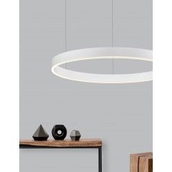 3000K Triac Dimmable Sandy White Aluminium & Acrylic LED 50 Watt 3684Lm 230 Volt IP20 D: 80 H: 200 cm 