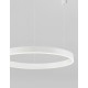 3000K Triac Dimmable Sandy White Aluminium & Acrylic LED 60 Watt 4165Lm 230 Volt IP20 D: 100 H: 200 cm Adjustable Height 