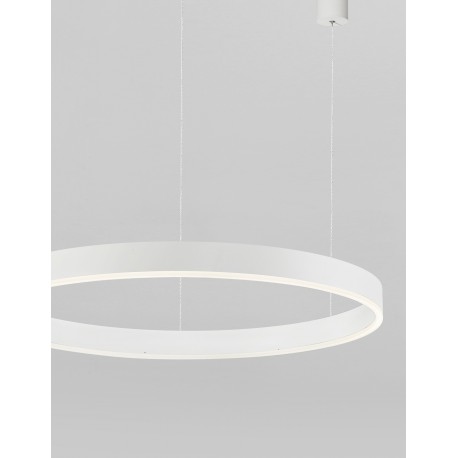 3000K Triac Dimmable Sandy White Aluminium & Acrylic LED 60 Watt 4165Lm 230 Volt IP20 D: 100 H: 200 cm Adjustable Height 