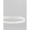 3000K Triac Dimmable Sandy White Aluminium & Acrylic LED 60 Watt 4165Lm 230 Volt IP20 D: 100 H: 200 cm Adjustable Height