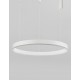 3000K Triac Dimmable Sandy White Aluminium & Acrylic LED 60 Watt 4165Lm 230 Volt IP20 D: 100 H: 200 cm Adjustable Height 