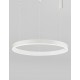 3000K Triac Dimmable Sandy White Aluminium & Acrylic LED 60 Watt 4165Lm 230 Volt IP20 D: 100 H: 200 cm Adjustable Height 