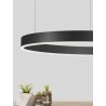 3000K Triac Dimmable Sandy Black Aluminium & Acrylic LED 50 Watt 3684Lm 230 Volt IP20 D: 80 H: 200 cm