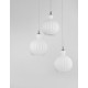 Chrome Aluminium Opal Glass LED E14 3x5 Watt 230 Volt IP20 Bulb Excluded D: 37 H1: 20.4 H2: 120 cm Adjustable Height 