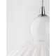 Chrome Aluminium Opal Glass LED E27 1x12 Watt 230 Volt IP20 Bulb Excluded D: 28 H1: 35.9 H2: 120 cm Adjustable Height 