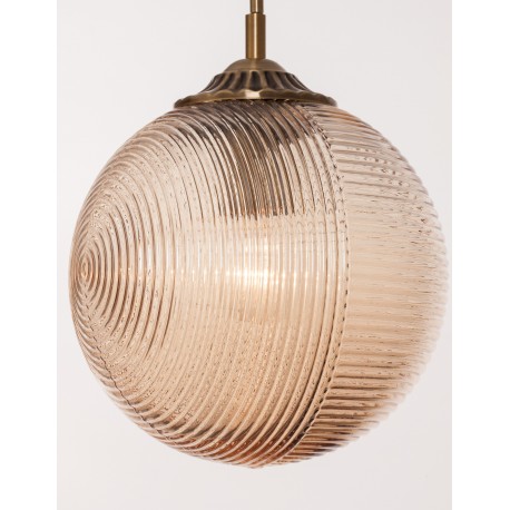 Champagne Glass Brass Metal LED E27 1x12 Watt 230 Volt IP20 Bulb Excluded D: 25 H: 120 cm Adjsutable height 