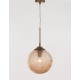 Champagne Glass Brass Metal LED E27 1x12 Watt 230 Volt IP20 Bulb Excluded D: 25 H: 120 cm Adjsutable height 