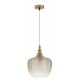 Brass Metal Champagne Glass LED E27 1x12 Watt 230 Volt IP20 Bulb Excluded D: 24 H1: 32 H2: 120 cm Adjustable height 