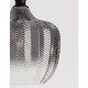 Matt Black Metal Smoky Gray Glass LED E27 1x12 Watt 230 Volt IP20 Bulb Excluded D: 24 H1: 32 H2: 120 cm Adjustable height 