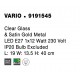Clear Glass & Satin Gold Metal LED E27 1x12 Watt 230 Volt IP20 Bulb Excluded L: 19 W: 13.5 H: 40 cm 