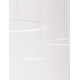 Triac Dimmable Sandy White Aluminium & Acrylic LED 80 Watt 230 Volt 5600Lm 3000K IP20 D: 130 H: 150 cm Adjustable Height 