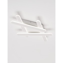 Triac Dimmable Sandy White Aluminum & Acrylic LED 38 Watt 230 Volt 1900Lm 3000K IP20 51 L: 51 W: 39 H: 5.6 cm 