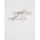 Triac Dimmable Sandy White Aluminum & Acrylic LED 38 Watt 230 Volt 1900Lm 3000K IP20 51 L: 51 W: 39 H: 5.6 cm 