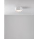 Sandy White Aluminium & Acrylic LED 10 Watt 230 Volt 600Lm 3000K IP20 D: 25 H: 10 cm 
