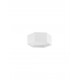 Sandy White Aluminium & Acrylic LED 10 Watt 230 Volt 600Lm 3000K IP20 D: 25 H: 10 cm 