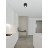 Sandy Black Aluminium & Acrylic LED 10 Watt 230 Volt 600Lm 3000K IP20 D: 25 H: 20 cm