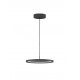 Triac Dimmable Sandy Black Aluminium & Acrylic LED 30 Watt 230 Volt 2221Lm 3000K IP20 D: 40 H: 180 cm Adjustable Height 