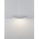 Triac Dimmable Sandy White Aluminium & Acrylic LED 30 Watt 230 Volt 2221Lm 3000K IP20 D: 40 H: 180 cm Adjustable Height 